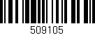 Código de barras (EAN, GTIN, SKU, ISBN): '509105'