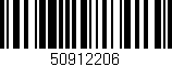 Código de barras (EAN, GTIN, SKU, ISBN): '50912206'