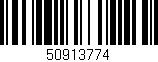 Código de barras (EAN, GTIN, SKU, ISBN): '50913774'