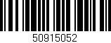 Código de barras (EAN, GTIN, SKU, ISBN): '50915052'