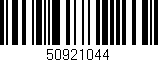 Código de barras (EAN, GTIN, SKU, ISBN): '50921044'