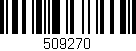 Código de barras (EAN, GTIN, SKU, ISBN): '509270'