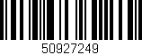 Código de barras (EAN, GTIN, SKU, ISBN): '50927249'