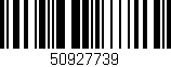 Código de barras (EAN, GTIN, SKU, ISBN): '50927739'