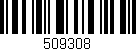 Código de barras (EAN, GTIN, SKU, ISBN): '509308'
