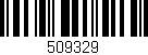 Código de barras (EAN, GTIN, SKU, ISBN): '509329'