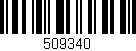 Código de barras (EAN, GTIN, SKU, ISBN): '509340'