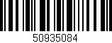 Código de barras (EAN, GTIN, SKU, ISBN): '50935084'
