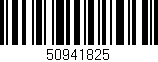 Código de barras (EAN, GTIN, SKU, ISBN): '50941825'