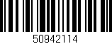 Código de barras (EAN, GTIN, SKU, ISBN): '50942114'
