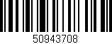 Código de barras (EAN, GTIN, SKU, ISBN): '50943708'