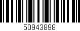 Código de barras (EAN, GTIN, SKU, ISBN): '50943898'