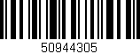 Código de barras (EAN, GTIN, SKU, ISBN): '50944305'