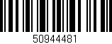 Código de barras (EAN, GTIN, SKU, ISBN): '50944481'