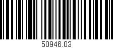Código de barras (EAN, GTIN, SKU, ISBN): '50946.03'