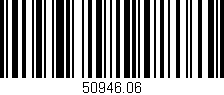 Código de barras (EAN, GTIN, SKU, ISBN): '50946.06'