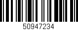 Código de barras (EAN, GTIN, SKU, ISBN): '50947234'