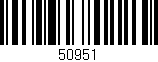 Código de barras (EAN, GTIN, SKU, ISBN): '50951'