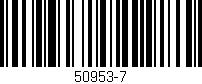 Código de barras (EAN, GTIN, SKU, ISBN): '50953-7'