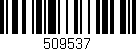 Código de barras (EAN, GTIN, SKU, ISBN): '509537'