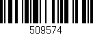 Código de barras (EAN, GTIN, SKU, ISBN): '509574'