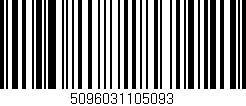 Código de barras (EAN, GTIN, SKU, ISBN): '5096031105093'