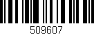 Código de barras (EAN, GTIN, SKU, ISBN): '509607'