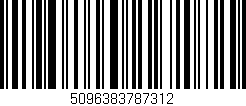 Código de barras (EAN, GTIN, SKU, ISBN): '5096383787312'