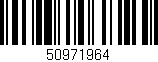 Código de barras (EAN, GTIN, SKU, ISBN): '50971964'