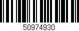 Código de barras (EAN, GTIN, SKU, ISBN): '50974930'