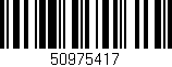 Código de barras (EAN, GTIN, SKU, ISBN): '50975417'