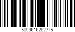 Código de barras (EAN, GTIN, SKU, ISBN): '5098818282775'