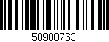 Código de barras (EAN, GTIN, SKU, ISBN): '50988763'