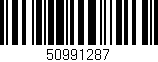 Código de barras (EAN, GTIN, SKU, ISBN): '50991287'