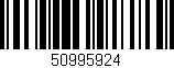 Código de barras (EAN, GTIN, SKU, ISBN): '50995924'