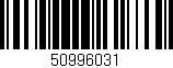 Código de barras (EAN, GTIN, SKU, ISBN): '50996031'