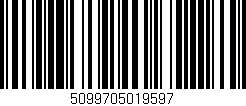 Código de barras (EAN, GTIN, SKU, ISBN): '5099705019597'