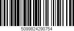 Código de barras (EAN, GTIN, SKU, ISBN): '5099824290754'