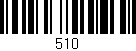 Código de barras (EAN, GTIN, SKU, ISBN): '510'