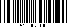 Código de barras (EAN, GTIN, SKU, ISBN): '51000023100'