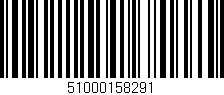 Código de barras (EAN, GTIN, SKU, ISBN): '51000158291'