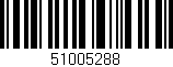 Código de barras (EAN, GTIN, SKU, ISBN): '51005288'