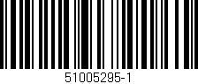 Código de barras (EAN, GTIN, SKU, ISBN): '51005295-1'