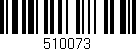 Código de barras (EAN, GTIN, SKU, ISBN): '510073'