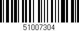 Código de barras (EAN, GTIN, SKU, ISBN): '51007304'
