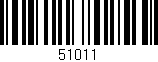Código de barras (EAN, GTIN, SKU, ISBN): '51011'