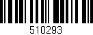 Código de barras (EAN, GTIN, SKU, ISBN): '510293'