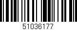 Código de barras (EAN, GTIN, SKU, ISBN): '51036177'