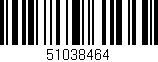 Código de barras (EAN, GTIN, SKU, ISBN): '51038464'