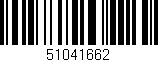 Código de barras (EAN, GTIN, SKU, ISBN): '51041662'